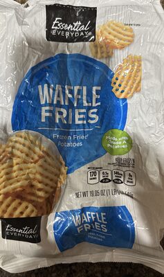 Waffle Fries Frozen Fried Potatoes, Waffle Fries