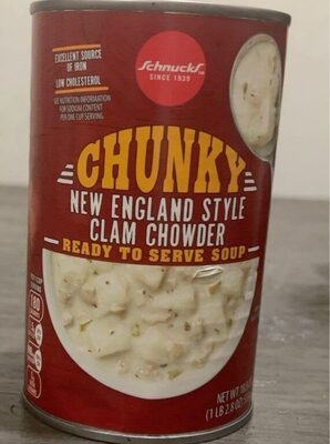 Chunky New England Style Clam Chowder Ready To Serve Soup, Chunky New England Style
