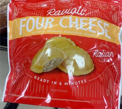 Four Cheese Ricotta, Romano, Parmesan, Asiago Ravioli, Four Cheese