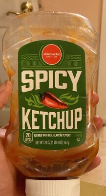 Spicy Ketchup Blended With Red Jalapeno Peppers, Spicy With Red Jalapeno Peppers