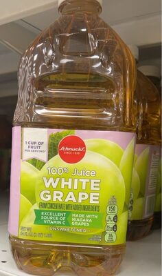 100% Unsweetened White Grape Juice From Concentrate, Unsweetened White Grape
