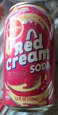 Caffeine Free Red Cream Soda, Red Cream