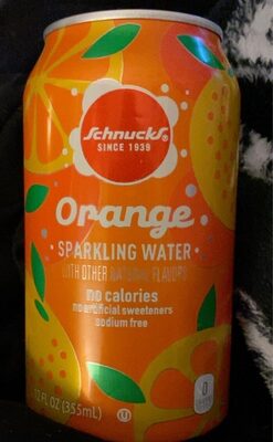 Orange Sparkling Water, Orange