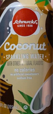 Coconut Sparkling Water, Coconut