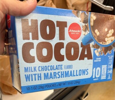 Milk Chocolate Flavored Hot Cocoa With Marshmallows, Milk Chocolate With Marshmallows