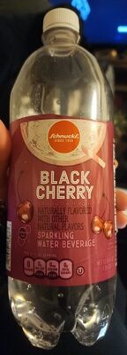 Black Cherry Flavored Sparkling Water Beverage, Black Cherry
