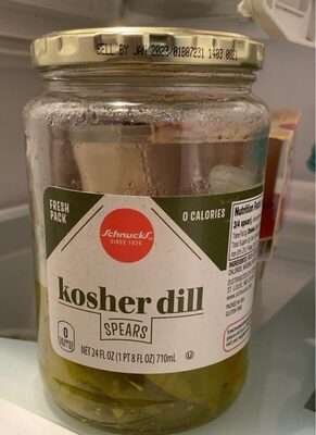 Kosher Dill Spears, Kosher Dill