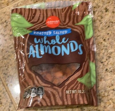 Roasted Salted Whole Almonds, Roasted Salted