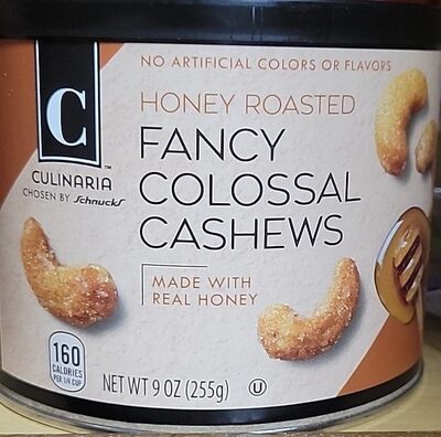 Honey Roasted Fancy Colossal Cashews, Honey Roasted