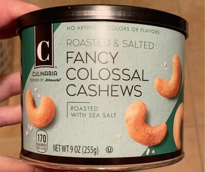 Roasted & Salted Fancy Colossal Cashews With Sea Salt, Roasted & Salted With Sea Salt