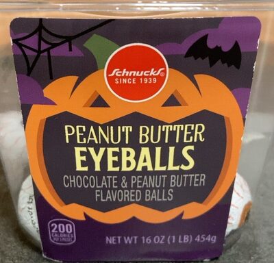 Chocolate & Peanut Butter Flavored Eyeballs, Chocolate & Peanut Butter