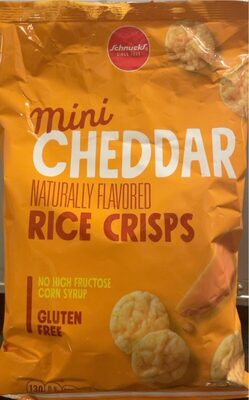 Cheddar Flavored Mini Rice Crisps, Cheddar