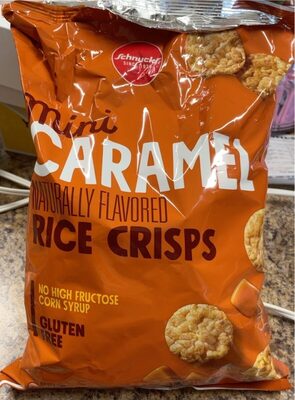 Caramel Flavored Mini Rice Crisps, Caramel