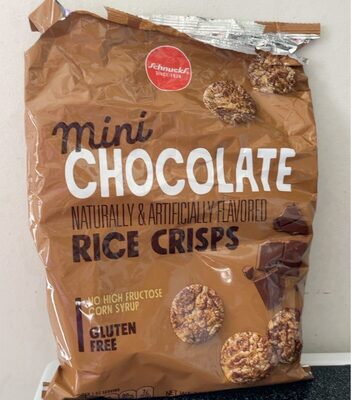 Chocolate Flavored Mini Rice Crisps, Chocolate