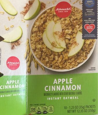 Apple Cinnamon Instant Oatmeal, Apple Cinnamon