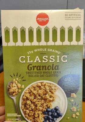 Classic Sweetened Whole Grain Rolled Oat Clusters Granola, Classic