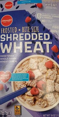 Frosted Shredded Wheat Bite Size Sweetened Whole Grain Wheat Cereal, Frosted Shredded Wheat