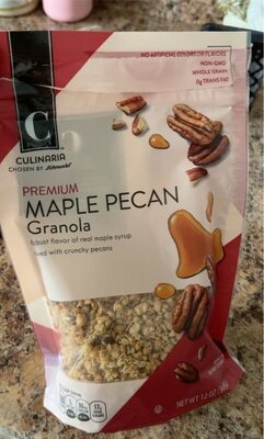 Maple Pecan Robust Flavor Of Real Maple Syrup Mixed With Crunchy Pecans Premium Granola, Maple Pecan