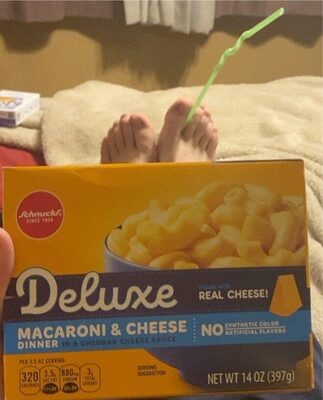 Deluxe Macaroni & Cheese Dinner In A Cheddar Cheese Sauce, Cheddar Cheese