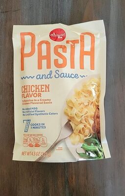 Chicken Flavor Fettuccine In A Creamy Chicken Flavored Pasta And Sauce, Chicken