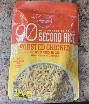 Roasted Chicken Flavored Rice With Herbs & Carrots, Roasted Chicken