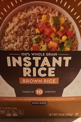 100% Whole Grain Instant Rice Brown Rice