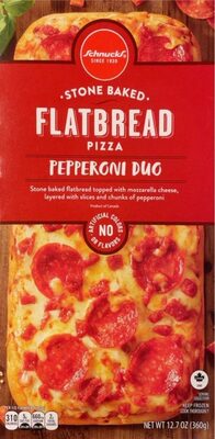 Pepperoni Duo Stone Baked Flatbread Pizza, Pepperoni Duo
