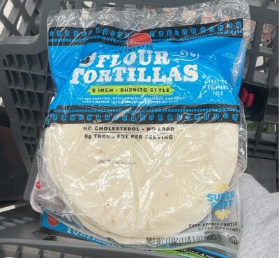 Authentic 9 Inch Burrito Style Flour Tortillas, Burrito Style
