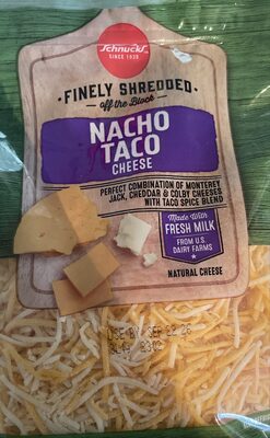 Nacho Taco Perfect Combination Of Monterey Jack, Cheddar & Colby Cheeses With Taco Spice Blend Finely Shredded Natural Cheese, Nacho Taco