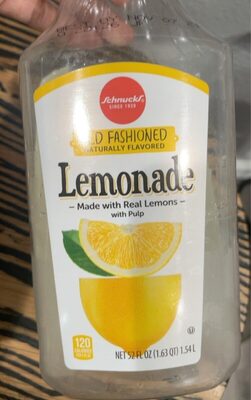 Old Fashioned Lemonade With Pulp, Lemonade