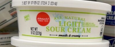All Natural Smooth & Creamy Light Sour Cream, Light Sour