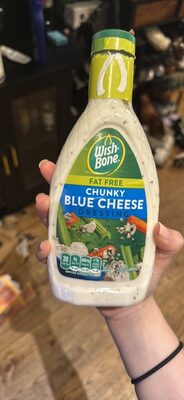Wish-Bone Fat Free Chunky Blue Cheese Salad Dressing, 15 fl. oz.