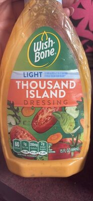 Wish-Bone Light Thousand Island Salad Dressing, 15 fl. oz.