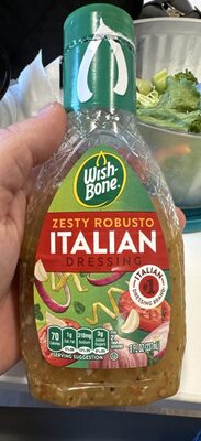 Wish-Bone Zesty Robusto Italian Salad Dressing, 8 fl. oz.