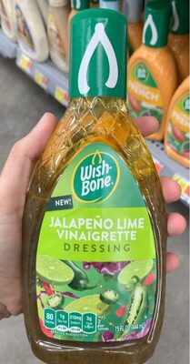 Wish-Bone Jalapeno Lime Vinaigrette Salad Dressing, 15 FL OZ