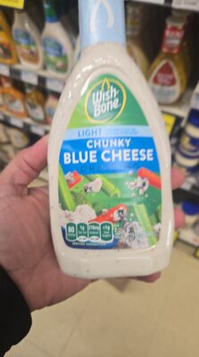 Wish-Bone Light Chunky Blue Cheese Salad Dressing, 15 FL OZ
