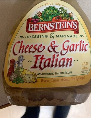 Bernstein's Cheese & Garlic Italian Salad Dressing & Marinade, 14 fl. oz.