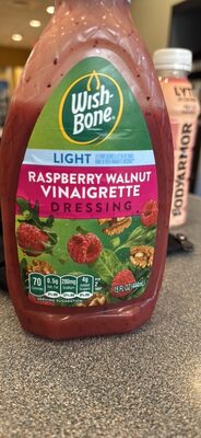 WISHBONE Light Raspberry Walnut Vinaigrette Dressing