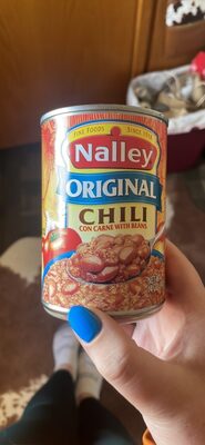 Nalley Original Chili Con Carne With Beans, 9g Protein Per Serving, 14 oz. Can