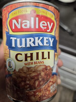 Nalley Turkey Chili With Beans, 19g Protein Per Serving, 14 oz. Can