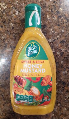 Wish-Bone Sweet & Spicy Honey Mustard Salad Dressing, 15 fl. oz.