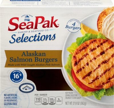 Alaskan Salmon Burger, Alaskan Salmon