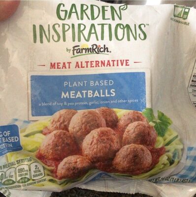 Homestyle Blend Meatless Meatballs A Blend Of Soy & Pea Protein, Garlic, Onion And Other Spices, Homestyle Blend