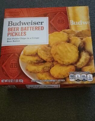 Beer Battered Dill Pickles Chips In A Crispy, Beer Battered