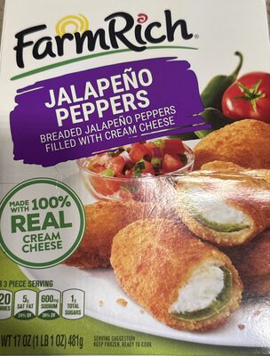 Breaded Filled With Cream Cheese Jalapeo Peppers