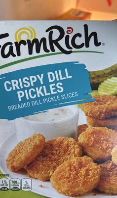 Breaded Crispy Dill Pickle Slices, Breaded Crispy Dill