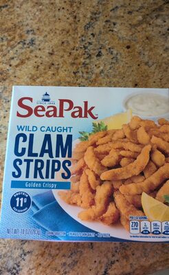 Oven Crispy, Wild Caught Breaded Clams Strips