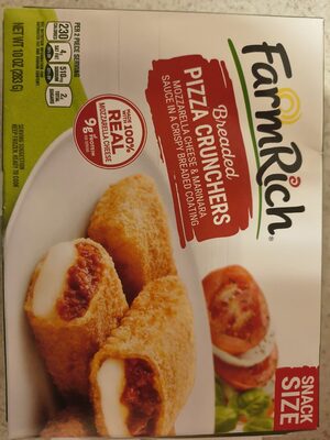 Breaded Pizza Crunchers Mozzarella Cheese & Marinara Sauce In A Crispy Breaded Coating, Breaded Pizza
