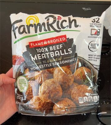 Flame Broiled 100% Beef Meatballs, Beef