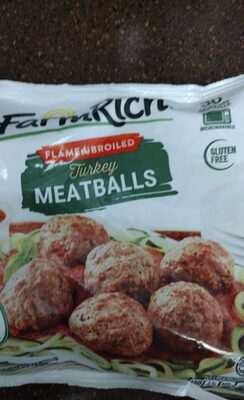 Turkey Flame Broiled Meatballs, Turkey